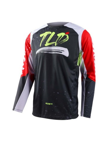 Jersey Troy Lee Designs GP PRO Partical Negro/Rojo