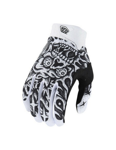 Guantes Troy Lee Designs Air Skull Demon Blanco/Negro