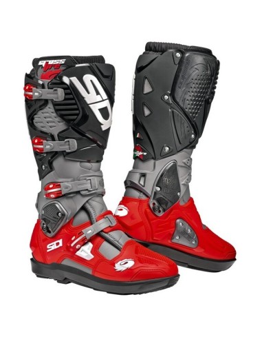 Botas Sidi Crossfire 3 SRS Gris/Negro/Rojo