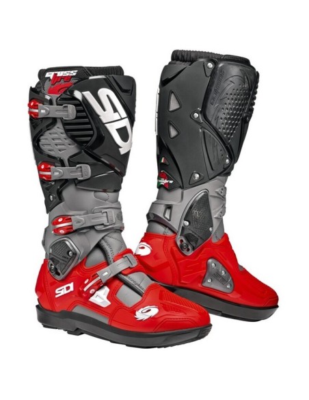Botas Sidi Crossfire 3 SRS Gris/Negro/Rojo