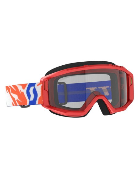 Gafas Infantiles Scott Primal Lente Transparente Rojo