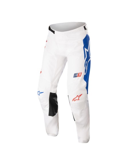 Pantalón Alpinestars Racer Compass Blanco/Rojo/Azul
