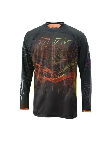 Jersey KTM Gravity-FX Air Negro/Amarillo/Naranja