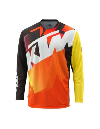 Jersey KTM Pounce Negro/Amarillo/Naranja