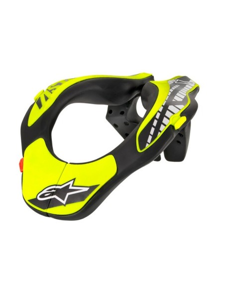 Collarín Infantil Alpinestars Negro/Amarillo Fluor