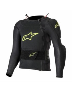 Peto Integral Infantil Alpinestars Bionic Plus Negro/Amarillo Flúor