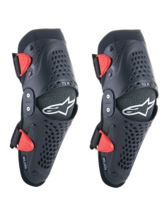 Rodilleras Infantiles Alpinestars SX-1 Plata Rojo/Negro