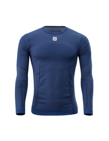 Camiseta Interior Manga Larga Husqvarna Copper Azul