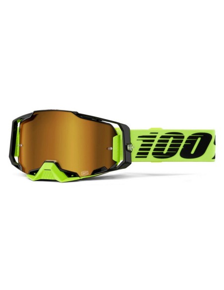 Gafas 100% Armega M2 Lente Espejo Amarillo