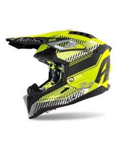 Casco Airoh Aviator 3 Wave Amarillo Mate