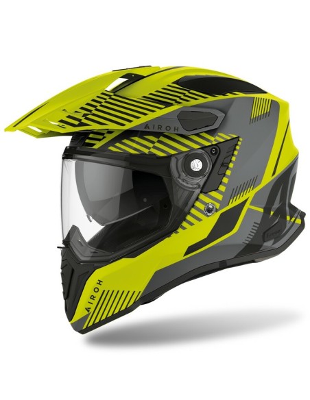 Casco Airoh Commander Boost Amarillo