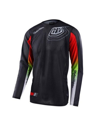 Jersey Troy Lee Designs SE PRO Air Richter Negro/Rojo