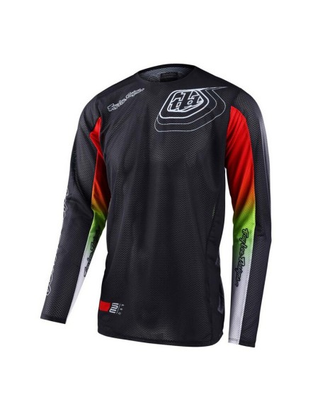 Jersey Troy Lee Designs SE PRO Air Richter Negro/Rojo