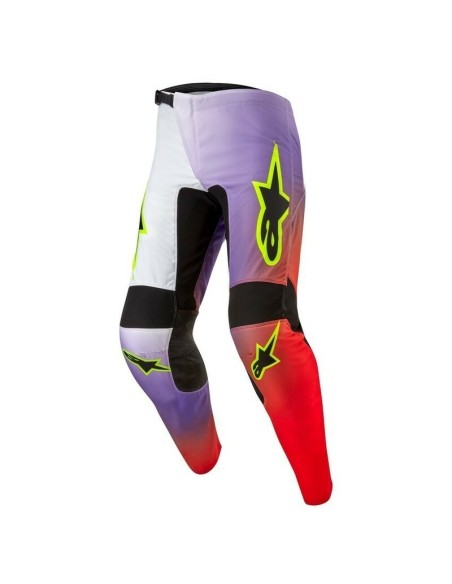 Pantalón Alpinestars Fluid Lucent Blanco/Rojo