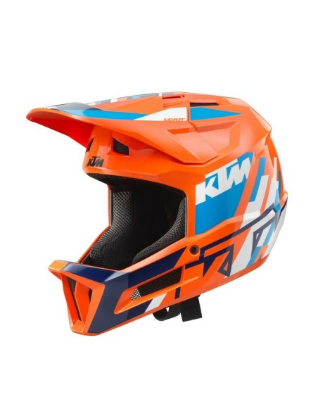 Casco Infantil KTM Gravity E-Drive Naranja/Azul/Blanco