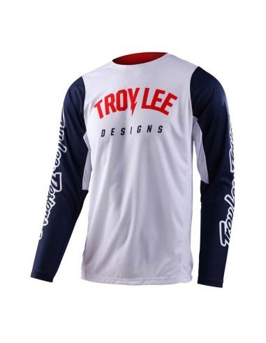 Jersey Troy Lee Designs GP PRO Boltz Blanco/Azul