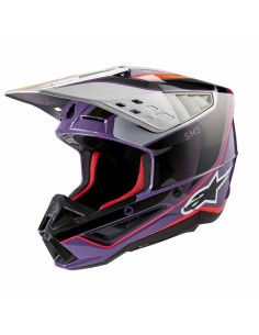 Casco Alpinestars S-M5 Sail ECE 22.06 Violeta