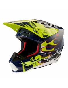 Casco Alpinestars S-M5 Rash Amarillo Fluo