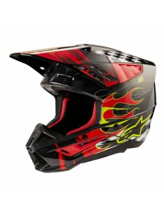 Casco Alpinestars S-M5 Rash Rojo