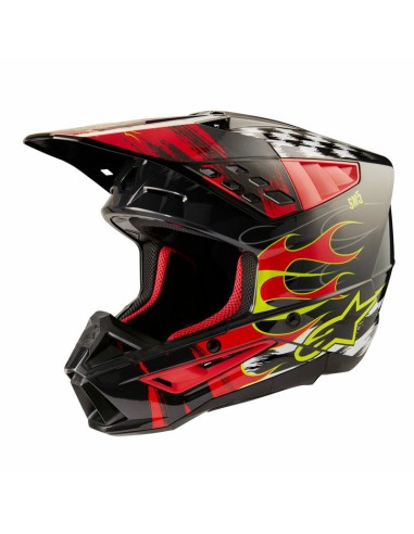 Casco Alpinestars S-M5 Rash Rojo