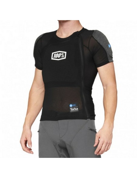 Camiseta Protectora Manga Corta 100% Tarka Negro