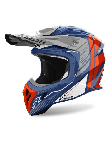 Casco Airoh Aviator Ace 2 Engine Gloss Azul