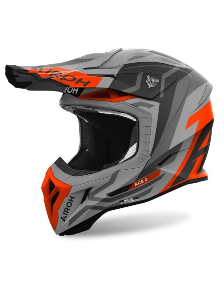 Casco Airoh Aviator Ace 2 Ground Matt Naranja