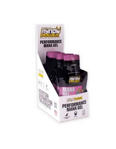Gel Ryno Power Mana Performance Pack 12 Unidades Mixed Berries