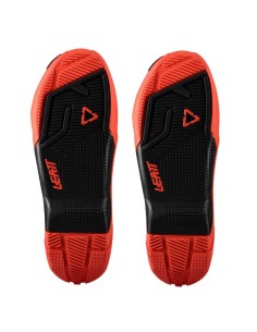 Pareja de Suelas Bota Leatt 4.5/5.5 Rojo/Negro