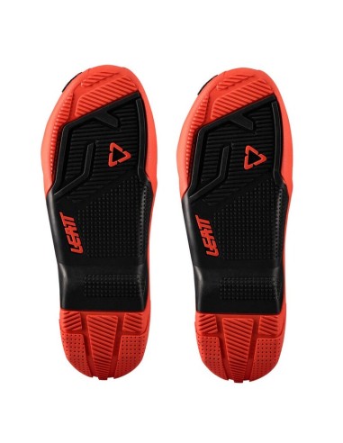 Pareja de Suelas Bota Leatt 4.5/5.5 Rojo/Negro