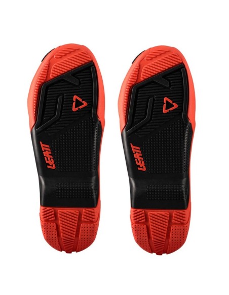 Pareja de Suelas Bota Leatt 4.5/5.5 Rojo/Negro