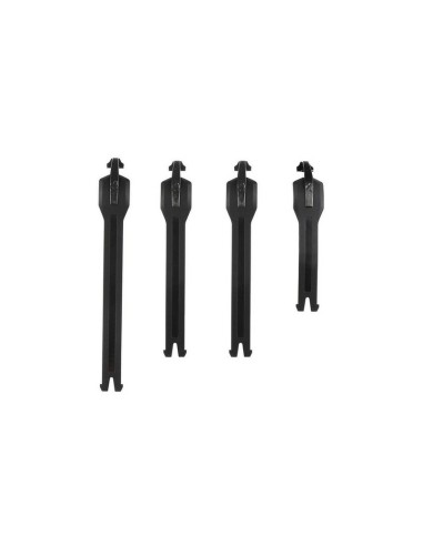 Kit Correas Botas Leatt 4.5 4 Unidades Negro