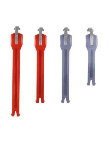 Kit Correas Botas Leatt 5.5 Grafeno/Rojo