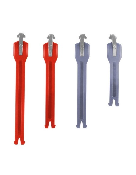 Kit Correas Botas Leatt 5.5 Grafeno/Rojo