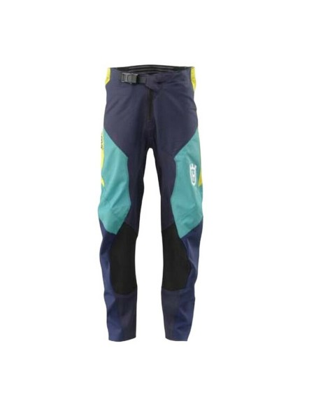 Pantalón Infantil Husqvarna Railed Azul/Amarillo