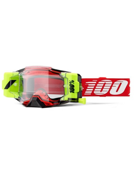 Gafas 100% Armega Forecast Lente Trasparente Rojo