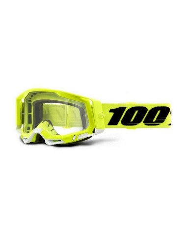 Gafas 100% Racecraft 2 Lente Transparente Amarillo