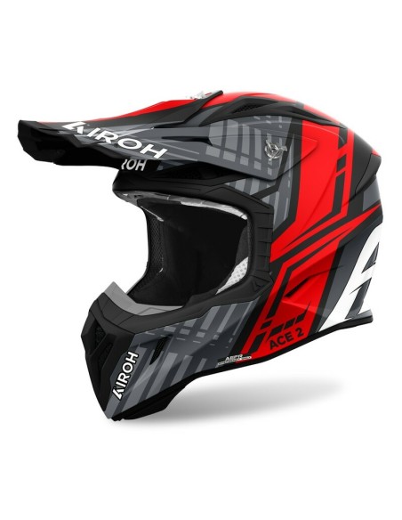 Casco Airoh Aviator Ace 2 Proud Matt Rojo