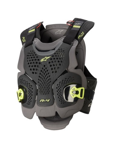Peto Alpinestars A-4 Max Negro/Am.Fluor