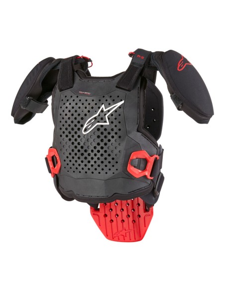 Peto Infantil Alpinestars A-5 V2 Negro/Rojo