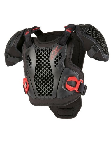 Peto Infantil Alpinestars Bionic Action Negro/Rojo