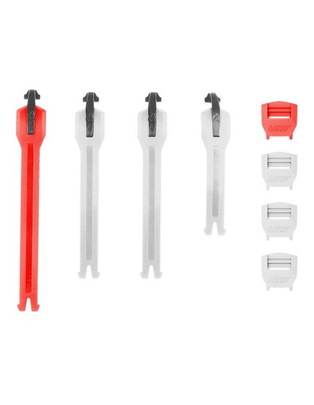 Kit Correas Botas Leatt 4.5 Gris/Rojo