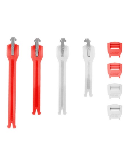 Kit Correas Botas Leatt 5.5 Gris/Rojo