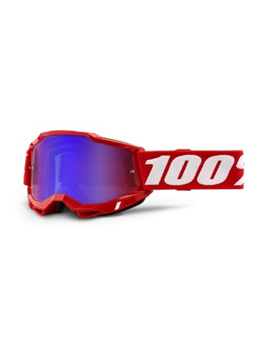 Gafas 100% Accuri 2 Lente Espejo Rojo Azul
