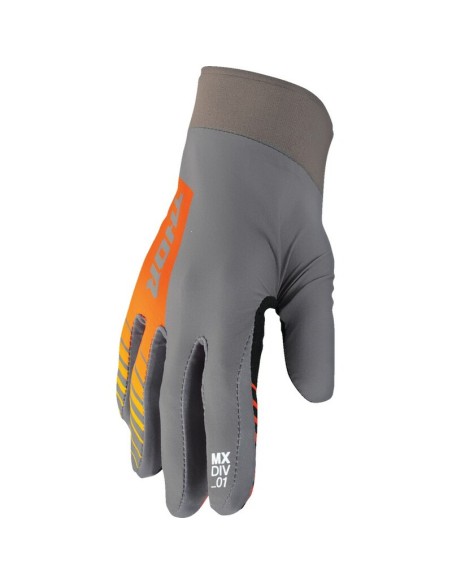 Guantes Thor Agile Analog Gris/Naranja
