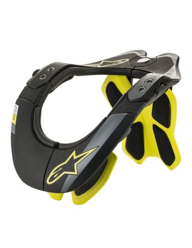 Collarín Alpinestars BNS Tech-2 Negro/Am.Fluor