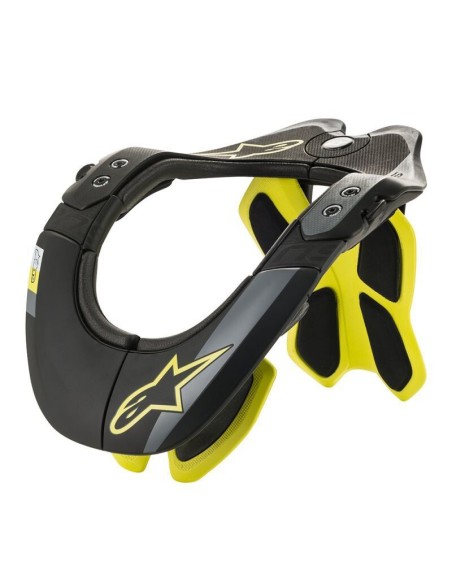 Collarín Alpinestars BNS Tech-2 Negro/Am.Fluor