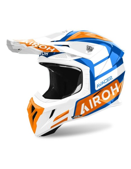 Casco Airoh Aviator Ace 2 Sake Gloss Naranja