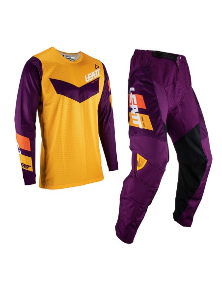Kit Jersey y Pantalón Leatt Moto 3.5 Morado