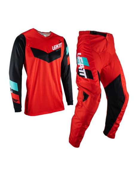 Kit Jersey y Pantalón Leatt Moto 3.5 Rojo